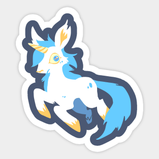 Unicorn Goat Sticker